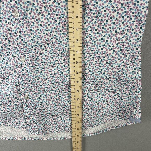 Bonobos Riviera Shirt Mens XL Long Stretch Tailored Fit Floral Button Up Preppy - Picture 5 of 13